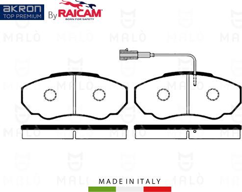 AKRON-MALÒ 28480123 - Kit de plaquettes de frein, frein à disque cwaw.fr