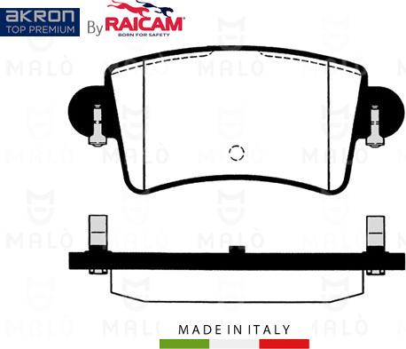 AKRON-MALÒ 28480122 - Kit de plaquettes de frein, frein à disque cwaw.fr