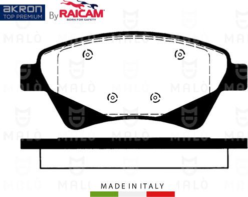 AKRON-MALÒ 28480171 - Kit de plaquettes de frein, frein à disque cwaw.fr