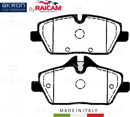 AKRON-MALÒ 28480881 - Kit de plaquettes de frein, frein à disque cwaw.fr