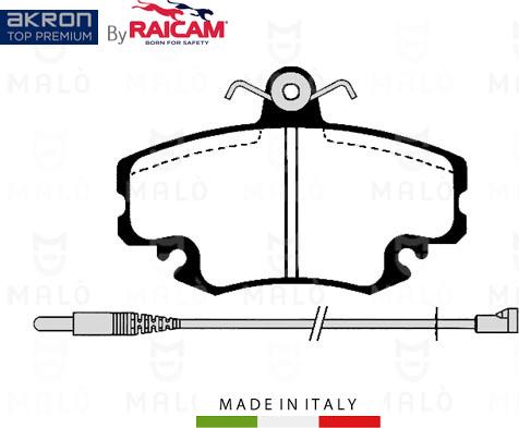 AKRON-MALÒ 28480381 - Kit de plaquettes de frein, frein à disque cwaw.fr