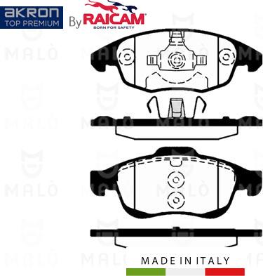 AKRON-MALÒ 28480254 - Kit de plaquettes de frein, frein à disque cwaw.fr