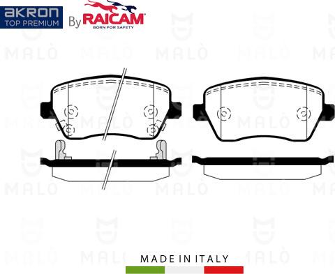 AKRON-MALÒ 28480204 - Kit de plaquettes de frein, frein à disque cwaw.fr