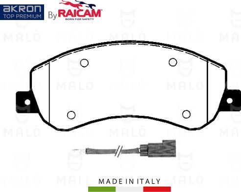 AKRON-MALÒ 28480219 - Kit de plaquettes de frein, frein à disque cwaw.fr