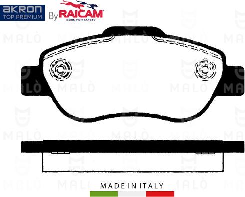 AKRON-MALÒ 28480215 - Kit de plaquettes de frein, frein à disque cwaw.fr