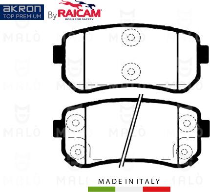 AKRON-MALÒ 28480211 - Kit de plaquettes de frein, frein à disque cwaw.fr