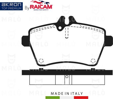 AKRON-MALÒ 28480213 - Kit de plaquettes de frein, frein à disque cwaw.fr