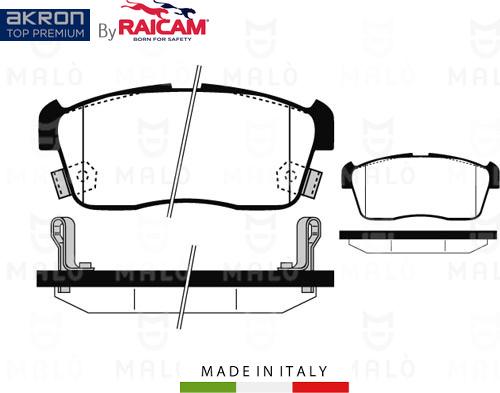 AKRON-MALÒ 28480276 - Kit de plaquettes de frein, frein à disque cwaw.fr