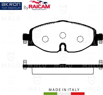 AKRON-MALÒ 28481093 - Kit de plaquettes de frein, frein à disque cwaw.fr