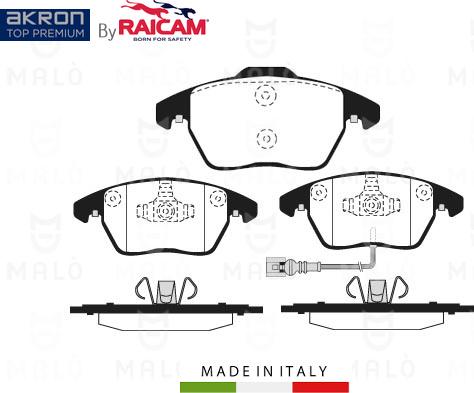 AKRON-MALÒ 28481035 - Kit de plaquettes de frein, frein à disque cwaw.fr