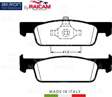 AKRON-MALÒ 28481132 - Kit de plaquettes de frein, frein à disque cwaw.fr