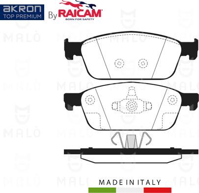 AKRON-MALÒ 28481121OE - Kit de plaquettes de frein, frein à disque cwaw.fr