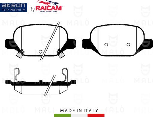 AKRON-MALÒ 28481127 - Kit de plaquettes de frein, frein à disque cwaw.fr