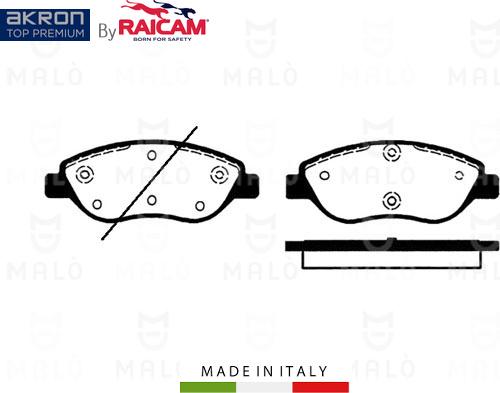 AKRON-MALÒ 28481337OES - Kit de plaquettes de frein, frein à disque cwaw.fr