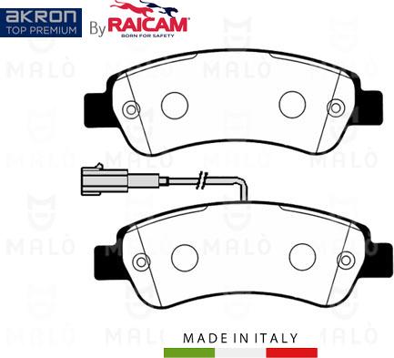 AKRON-MALÒ 28481223OES - Kit de plaquettes de frein, frein à disque cwaw.fr