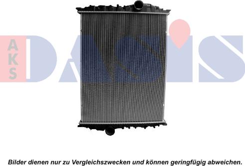 AKS Dasis 460370S - Radiateur, refroidissement du moteur cwaw.fr