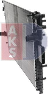 AKS Dasis 400028N - Radiateur, refroidissement du moteur cwaw.fr