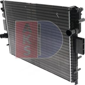 AKS Dasis 400028N - Radiateur, refroidissement du moteur cwaw.fr