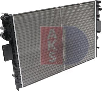 AKS Dasis 400028N - Radiateur, refroidissement du moteur cwaw.fr