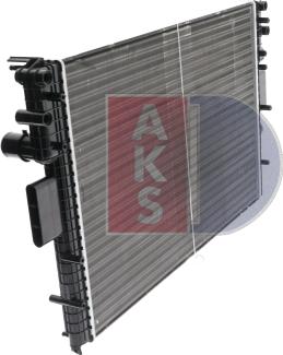 AKS Dasis 400028N - Radiateur, refroidissement du moteur cwaw.fr