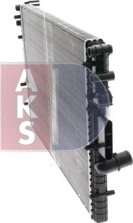 AKS Dasis 400028N - Radiateur, refroidissement du moteur cwaw.fr