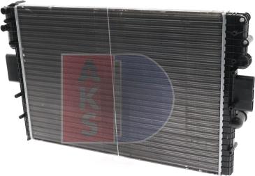 AKS Dasis 400028N - Radiateur, refroidissement du moteur cwaw.fr