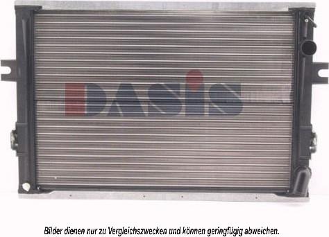 AKS Dasis 400340N - Radiateur, refroidissement du moteur cwaw.fr