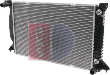 AKS Dasis 480040N - Radiateur, refroidissement du moteur cwaw.fr