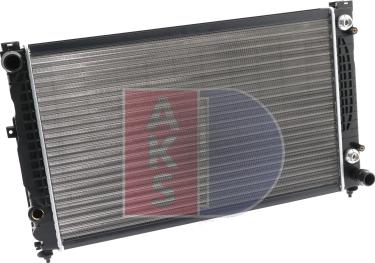 AKS Dasis 480011N - Radiateur, refroidissement du moteur cwaw.fr