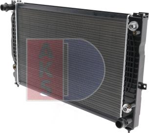 AKS Dasis 480011N - Radiateur, refroidissement du moteur cwaw.fr