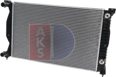 AKS Dasis 480036N - Radiateur, refroidissement du moteur cwaw.fr