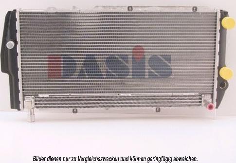 AKS Dasis 480100N - Radiateur, refroidissement du moteur cwaw.fr