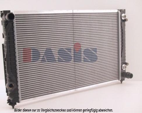 AKS Dasis 480360N - Radiateur, refroidissement du moteur cwaw.fr