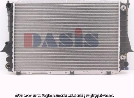 AKS Dasis 481150N - Radiateur, refroidissement du moteur cwaw.fr