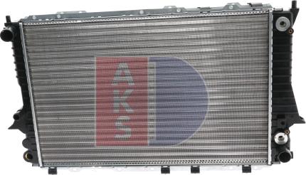 AKS Dasis 481150N - Radiateur, refroidissement du moteur cwaw.fr