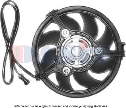 AKS Dasis 488025N - Ventilateur, refroidissement du moteur cwaw.fr