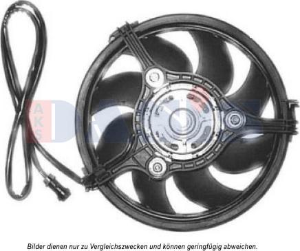 AKS Dasis 488026N - Ventilateur, refroidissement du moteur cwaw.fr