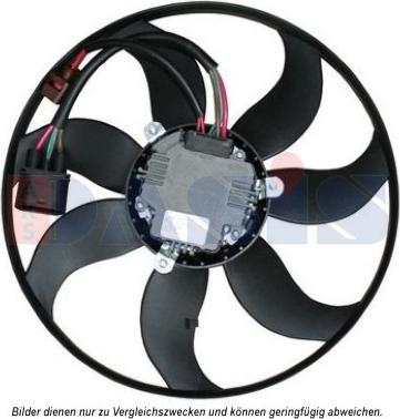 AKS Dasis 488028N - Ventilateur, refroidissement du moteur cwaw.fr