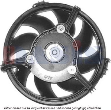 AKS Dasis 488027N - Ventilateur, refroidissement du moteur cwaw.fr