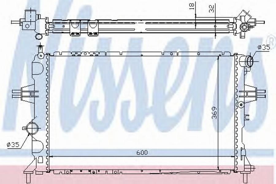 AKS Dasis 552252R-1R - Radiateur, refroidissement du moteur cwaw.fr