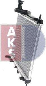 AKS Dasis 560073N - Radiateur, refroidissement du moteur cwaw.fr