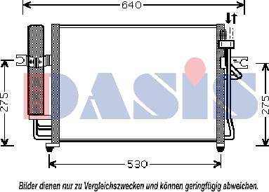 AKS Dasis 562002N - Condensateur, climatisation cwaw.fr