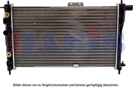 AKS Dasis 510050N - Radiateur, refroidissement du moteur cwaw.fr