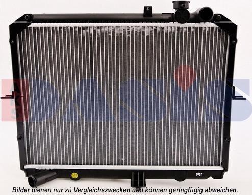 AKS Dasis 510051N - Radiateur, refroidissement du moteur cwaw.fr