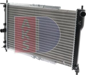 AKS Dasis 510080N - Radiateur, refroidissement du moteur cwaw.fr