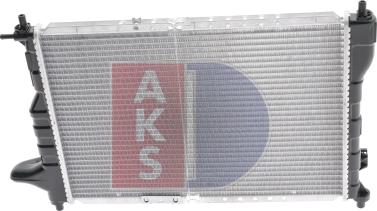 AKS Dasis 520098N - Radiateur, refroidissement du moteur cwaw.fr