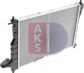 AKS Dasis 520098N - Radiateur, refroidissement du moteur cwaw.fr