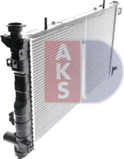 AKS Dasis 520780N - Radiateur, refroidissement du moteur cwaw.fr