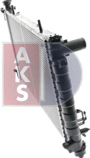 AKS Dasis 520780N - Radiateur, refroidissement du moteur cwaw.fr