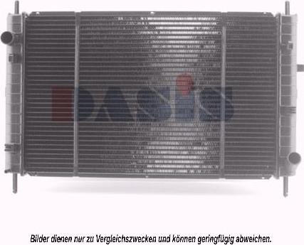 AKS Dasis 090920N - Radiateur, refroidissement du moteur cwaw.fr